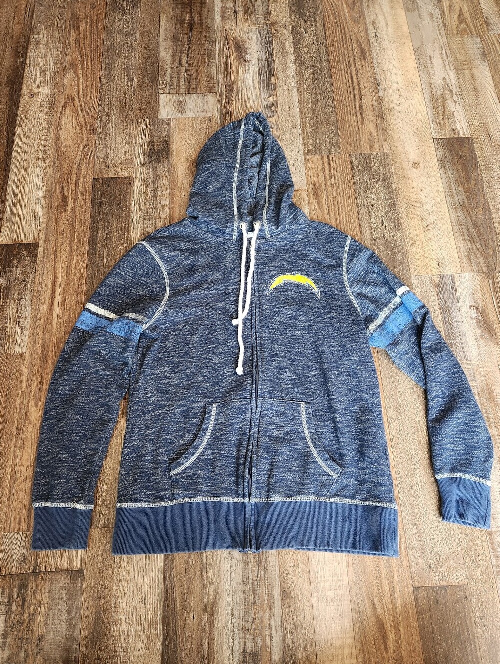 LA Chargers Zip Up Hoodie